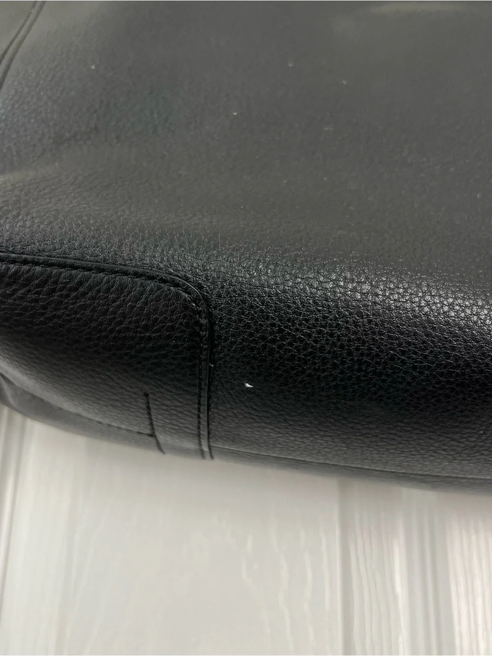 Tory Burch Black Pebbled Leather Tote